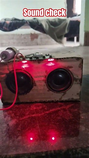 mini speaker made in home#fully handmade #trending #please 🙏🙏@Prince_Projects2015