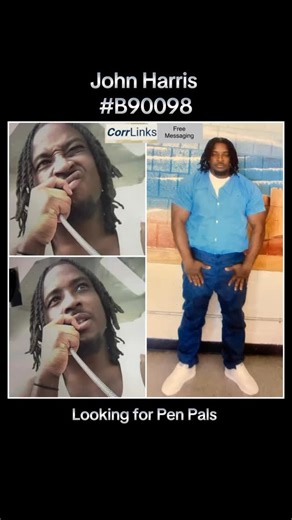 Prison Pen Pals Wanted on Instagram: "Hello, my name is John Harris I am currently incarcerated at Graham correctional center in the state of Illinois. Here’s a few things about myself I would like to share, I’m pretty chill, laid back, easy to talk to, and down to earth. I enjoy morning workouts, reading good books, writing poems, I also love R&B/hip hop music but mainly old school R&B, and I’m also very family oriented talking to family and friends is something I love to do. I would love to ma