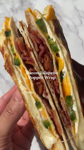 Spicy Bacon Jalapeño Popper Wrap Recipe
