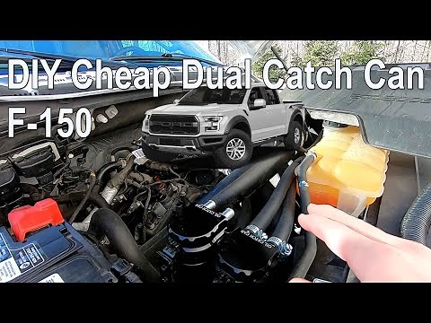 2012-2021 Ford F150 Ecoboost Cheap Dual Catch Can DIY