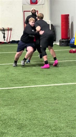 14yo 2029 OG/C/DT Scoop Block | Low Hip Drive + Violent Finish 💥 Trenches Fundamentals