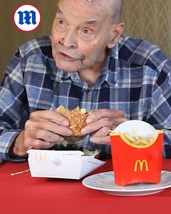 49K views · 819 reactions | This 99-year-old man is trying fast food for the first time in his life!  | Daily Mail Video | Facebook