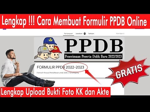 Tutorial Mudah, Cara Membuat Formulir PPDB Menggunakan Google Form