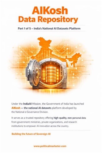 AIKosh Data Repository | India Sovereign AI Strategy | Government AI Data | Political Marketer