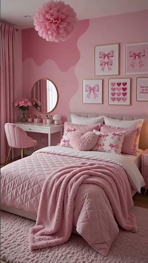 Pink Room Ideas for Girls 💗 Dream Bedroom Makeover #pinkroom #girlsbedroom