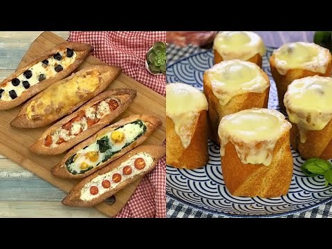 Baguette in 4 modi: ricette facili per aperitivi deliziosi!