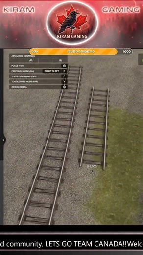 How to landscape in rail tracks in farming simulator 25? #farmingsimulator25 #jweezy #gaming #fs25