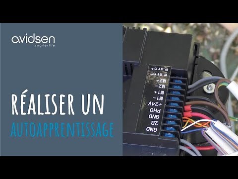 Comment faire l'autoapprentissage pour 1 motorisation battante 24V Avidsen.