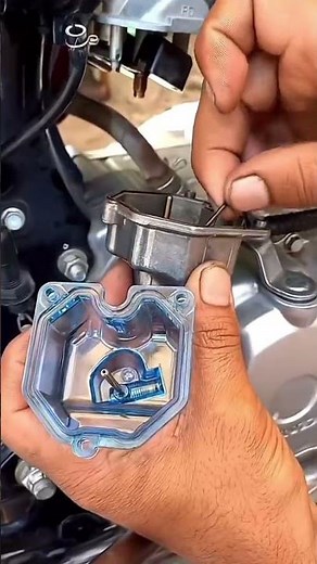 Installing the Clearest Carburetor Bowl #workshop #motorcycle #modification