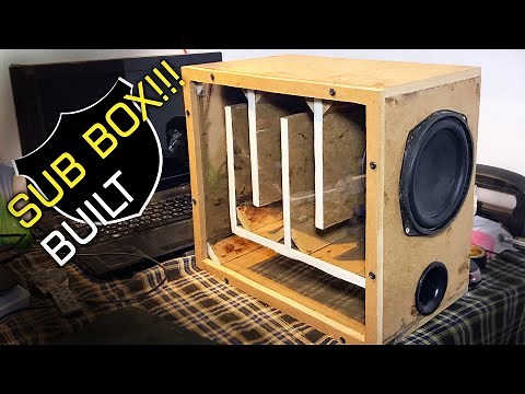 Building a Ported Subwoofer Box for DEEP BASS | Build LOW TUNED Slot Port Enclosure | Top Levels
