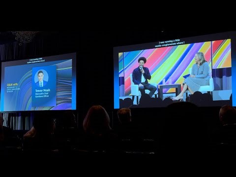 How Trevor Noah became Microsoft’s Chief Questions Officer ￼