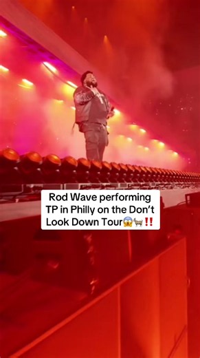 Rod Wave performing TP in Philly on the Don’t Look Down Tour😱🐐‼️ #rodwave #rodwaveconcert