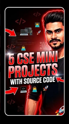 Top 5 Minor Projects For Computer Science Students 🤟#cseprojects #miniproject #codelopment