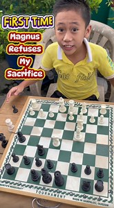 609K views · 8.8K reactions | First Time Magnus refuses my sacrifice #chess #meta #reelschallenge #algorithm #tournament | GeozanMoves | Facebook