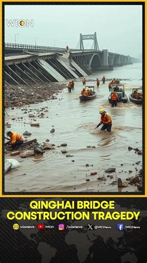 China Bridge Collapse: Bridge Under Construction Collapses in Qinghai, China; 12 Killed |WION Shorts