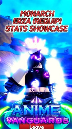 Monarch Erza (Requip) Stats Showcase | Anime Vanguards Roblox