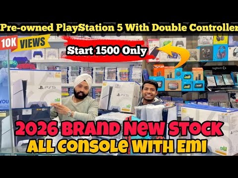Pre-owned💥Ps5 With 2 Controller Only -44... Limited Deal And Emi Available Delhi India Ps4 Edition