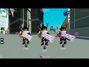 Roblox base Battles Dominating with Plasma Blaster