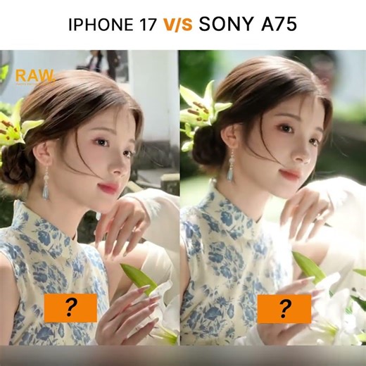 Camera Sony A7V vs Iphone 17 Pro