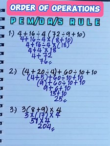 52K views · 1.2K reactions | @Math Review: Order of Operations PEMDAS RULE #math #mathwithprincess #mathviralvideo #mathviral #mathematics #mathschallenge #mathisfun #MathematicsChallenge #mathstutor #mathhacks #mathtricks | Math with Princess | Facebook