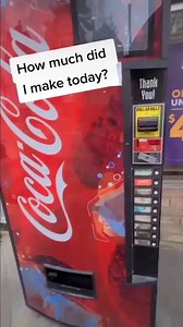 How much does this vending machine make #shorts