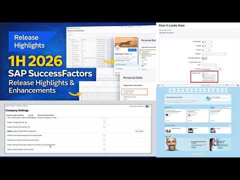 SAP SuccessFactors 1H 2026 Release | Top Features, Configs, Enablement & Business Impact Explained