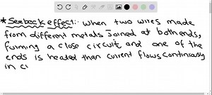 SOLVED:Describe the Seebeck and the Peltier effects.