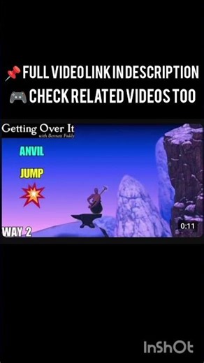 How to Do the Anvil Jump (Way 2) | New Easy Tutorial! #shorts #gettingoverit