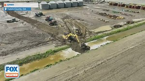 5.3K views · 170 reactions | Dramatic drone video shows extensive flooding in Tulare County, California. Some houses are surrounded by floodwaters while multiple vehicles are underwater. | FOX Weather | Facebook