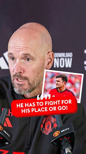 195K views · 4.5K reactions | Erik ten Hag says Harry Maguire 'has to fight for his place' in the United first team, and that the former club captain 'has to go' if he is not confident enough to fight for it.  | Sky Sports | Facebook