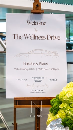 This was the Wellness Drive, hosted by @emarasocial , in collaboration with Porsche Bournemouth ( @porschebournemouth )and sponsored by Elegant ( @elegantclinicuk ). An event built on collaboration, and a perfect example of what happens when great brands come together. Thank you to everyone who joined us, from local businesses and partners to creators and collaborators. Want to plan an event with us? Enquire today, bournemouth.events@thenici.com 🦩 @emarasocial @withamii @thenicibournemouth @por