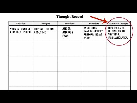 HOW TO CHANGE YOUR MOOD | THERAPY WITH ME: CBT THOUGHT RECORD