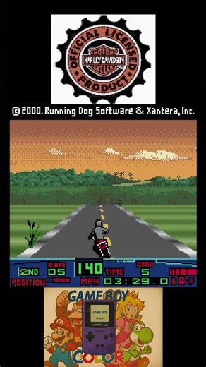 Harley-Davidson: Race Across America (Machine Type: Game Boy Color) 4K