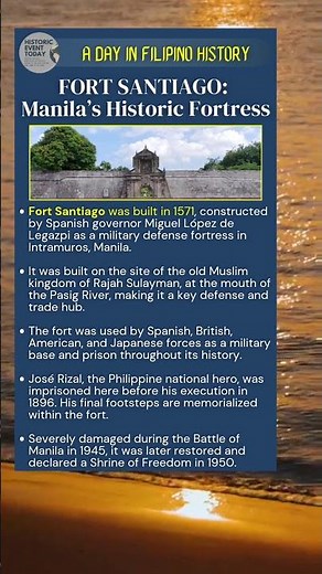 FORT SANTIAGO: Manila’s Historic Fortress
