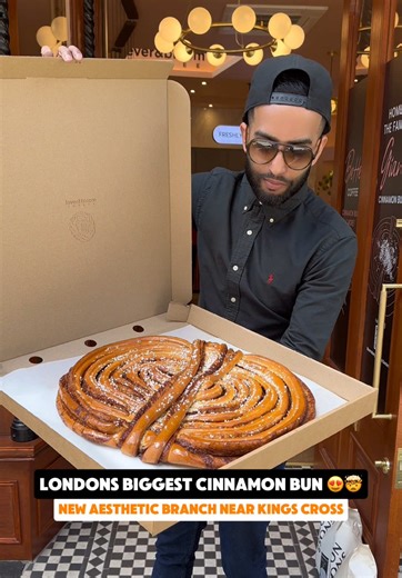London's Biggest Cinnamon Bun Found