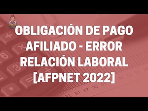 Affiliate Payment Obligation - Employment Relationship Error [AFPNET 2022]