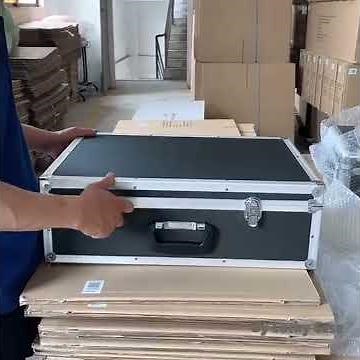 Lucky Case - Large Capacity Aluminum Case for CD/DVD Storage, Support Low MOQ