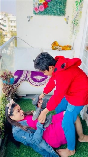 Moti aunty or patlu gym time #shorts #ruh