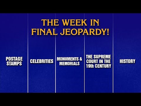 A Week in Final Jeopardy!: 12/1/25-12/5/25 | JEOPARDY!