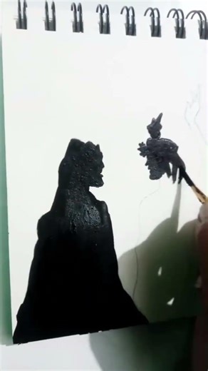 Satisfying Color Splash Art 🎨 #viralshorts