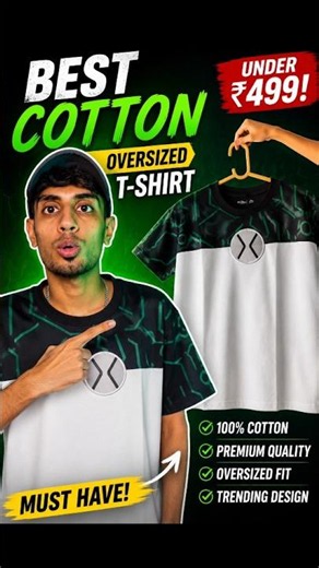 Best Oversized T shirts For Men #shorts