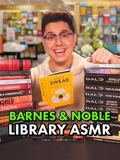 Barnes & Noble Library ASMR 📖 | @bnbuzz #ASMR #library #books #barnesandnoble #reading #booktok #halo #pov #asmrcommunity #personalattention #relaxing #relax #asmrsounds #satisfying #asmrvideo #asmrtiktoks #sleeping #sleep #theasmrryan #asmrryan #ryanasmr #tingles #binaural #acting #actor