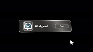 Ai agent testing artificial intelligence chatbot virtual assistant automation future tech animation