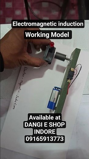 Electromagnetic induction working model | Physics working model | school project | diy kits |