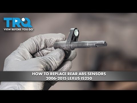 How to Replace Rear ABS Sensor 2006-2015 Lexus IS250
