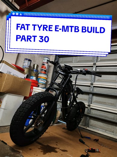 FAT TYRE E-MTB BUILD Part 30: New Bars & Wheel Rocking