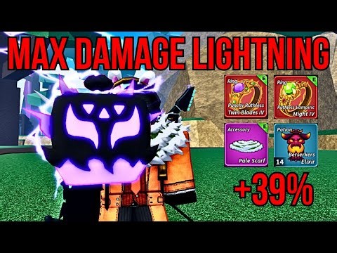 Max Damage Lightning!『Blox Fruits』