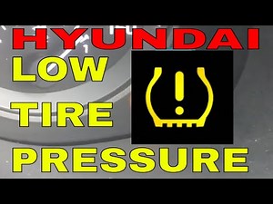 Tire pressure restoration on Hyundai