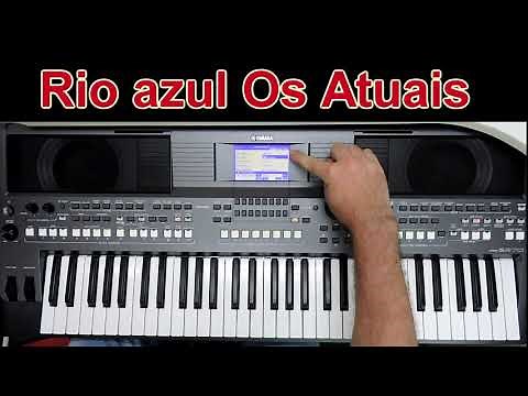Rio azul Os Atuais vídeo aula teclado
