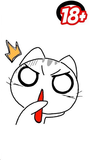 chibi cute cat animation #cute #shorts #meme #art #chibi